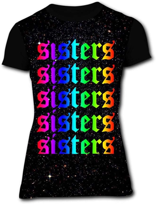 MRURN Sisters James Charles Short Sleeve Crewneck T Shirt Casual T-Shirt for Women Girls