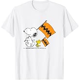 Peanuts - Snoopy Charlie Brown Flags T-Shirt