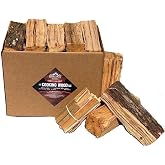 Smoak Firewood 12inch Length Premium Cooking Wood &amp; Firewood Logs - Used for Grills, Smokers, Pizza ovens, firepits or fireplaces - USDA Certified Kiln Dried (White Oak - 12in pieces (45-50lbs))