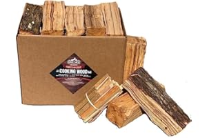 Smoak Firewood 12inch Length Premium Cooking Wood & Firewood Logs - Used for Grills, Smokers, Pizza ovens, firepits or fireplaces - USDA Certified Kiln Dried (White Oak - 12in pieces (45-50lbs))