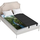 Grounding Mat for Bed, PU Leather, Therapy of Grounding Bed Mat, Improves Sleeping, Grounding Mat Pad for Feet, Queen, 27x78IN