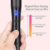 UNOBEY 25mm Ceramic Curling Wand Adjustable Temperature Dual Voltage view 3