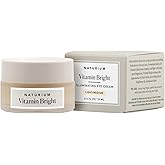 Naturium Vitamin Bright Illuminating Eye Cream, Under Eye Repair Cream for Dark Circles, with Vitamin K, Phyto-Complex, & Mineral Pigments, Light/Medium, 0.5 oz