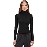 LE BOP Women's Trompe L'Oeil Layered Turtleneck