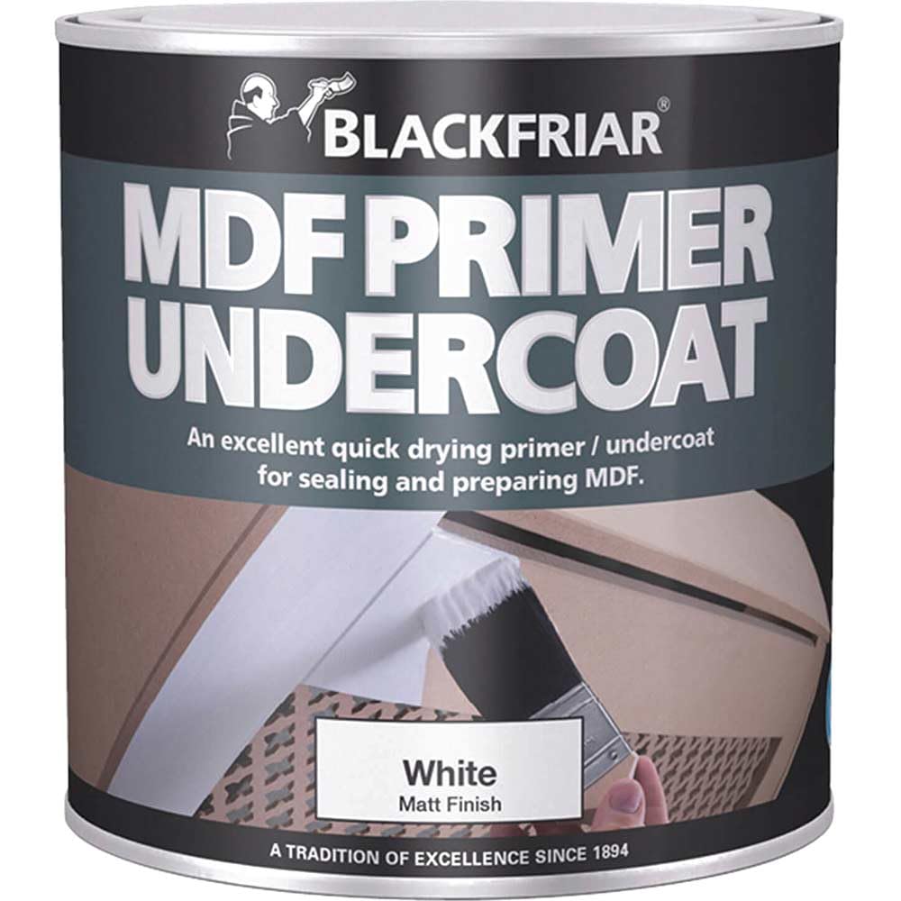 Blackfriar BKFMDFP500 Quick Drying MDF Acrylic Primer Undercoat, 500 ml