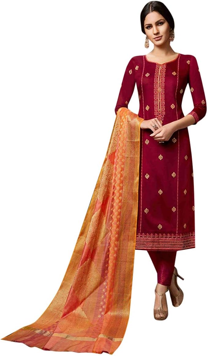 red indian dress