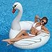 Kangaroo Jumbo 4-Foot x 4-Foot White Swan Inflatable Raft and Pool Float