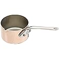 Mauviel M'Minis Copper & Stainless Steel Mini Sauce Pan with Pouring Spout and Stainless Steel Handle, 2-in, Made in France