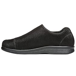 Propét Mens Cush N Foot Slipper, Black