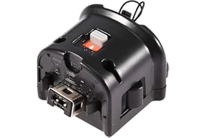 Remote Controller, Motion Plus Adapter Sensor for Wii Remote Controller, External Remote Motion Plus Sensor Controller with S