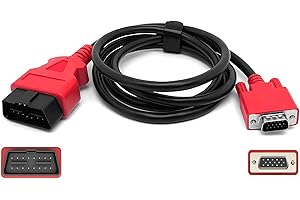 Main Cable Fit for XTOOL D5, D5S, D6, D6S, D7, D7S, D8S, IP508, IP508S, IP608, IP616, IP819 OBD2 Diagnostic Scanner 16-Pin Ma