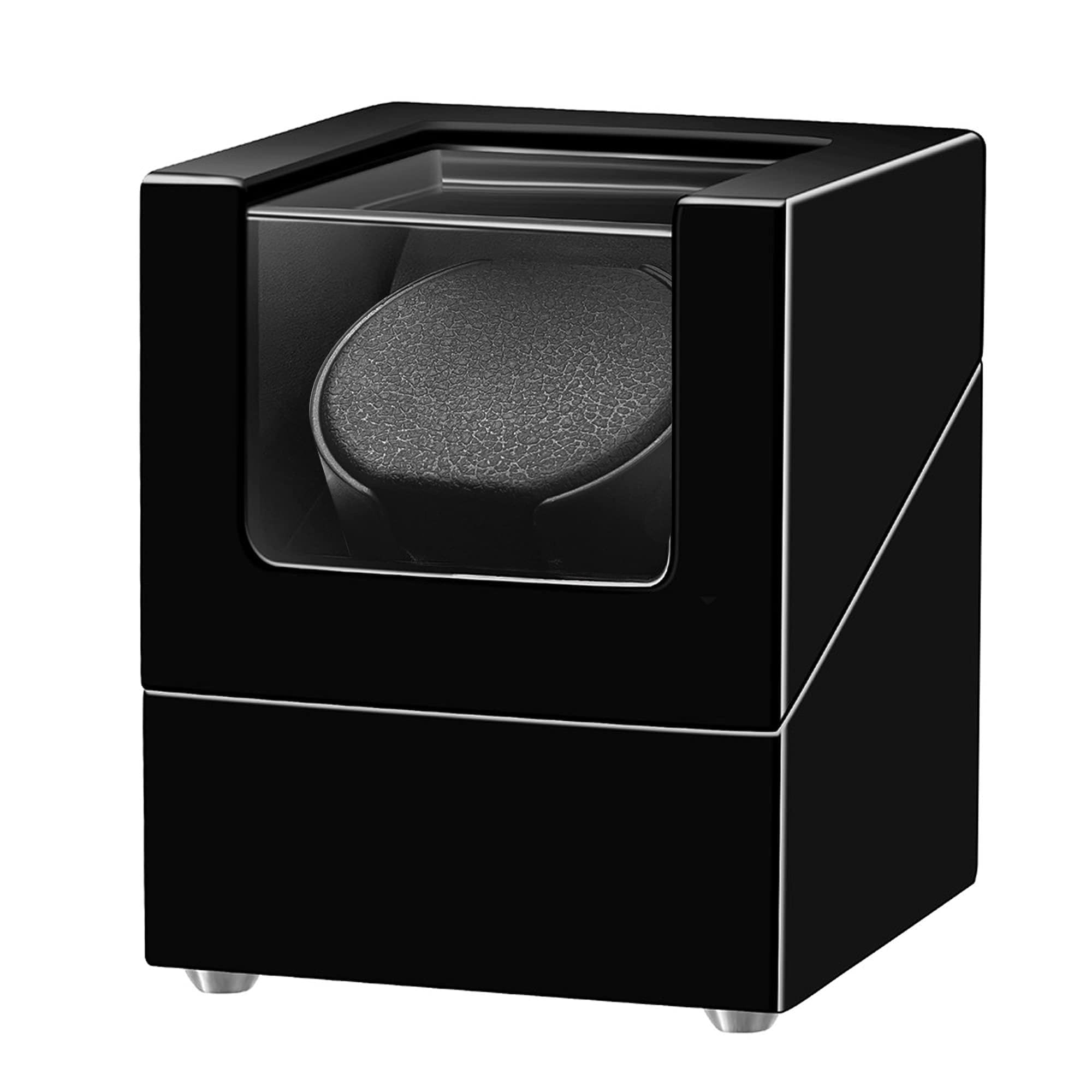 Photo 1 of KETYDURM Watch Winder with Quiet Motor, Single Watch Winder for Automatic Watches Dual Power Supply Watch Box for Man and Women Watches