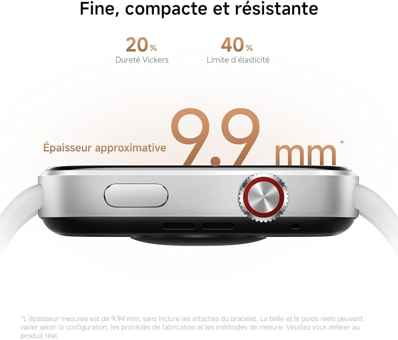 Redmi Watch 6, Montre Connectée, Autonomie de 24 Jours, Noir
