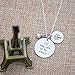 O.RIYA Stainless Steel Thank You For Raising The Man, I Will Take Care Of Her Always Necklace (Take-care-her-necklace)
