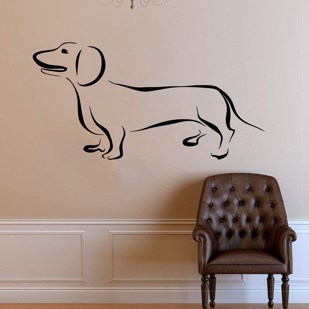 Amazon Com Dogs Wall Decals Room Decor Dachshund Dogs