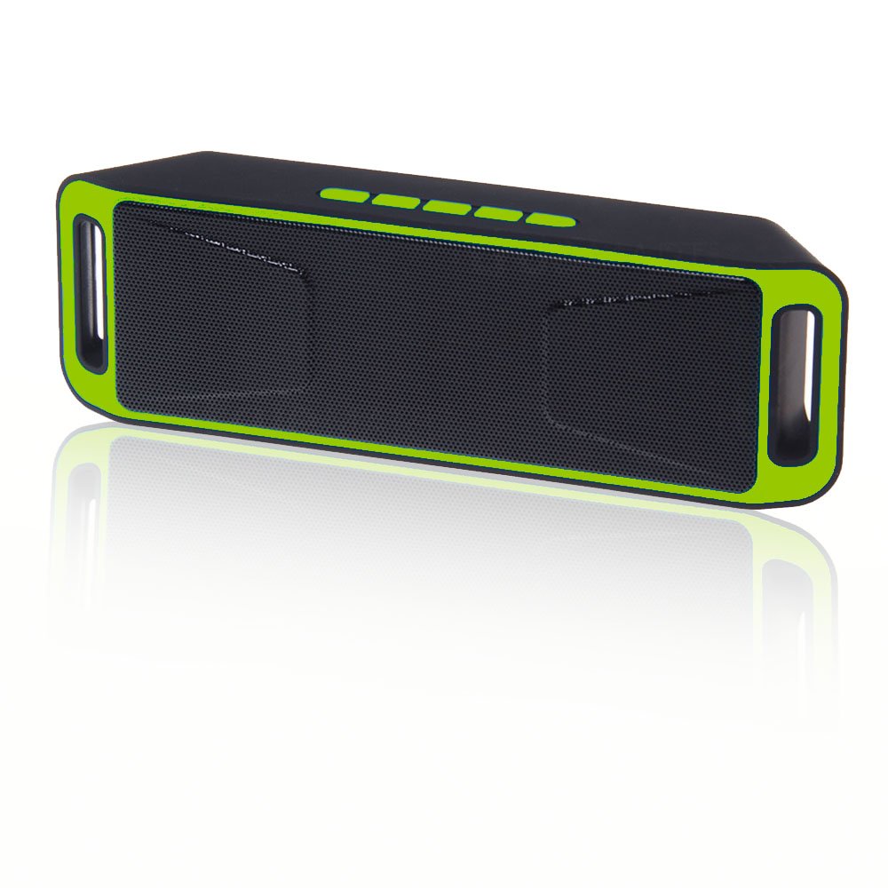 Indigi Waterproof Bluetooth Speakers -Green- Outdoor & Sport Stereo Bluetooth Wireless