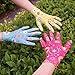 PROMEDIX P Gardening Gloves for Women 3 Pairs,Stretchy Gardening Gloves