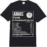Aries Facts Zodiac Sign Comfort Colors Adult Heavyweight T-Shirt