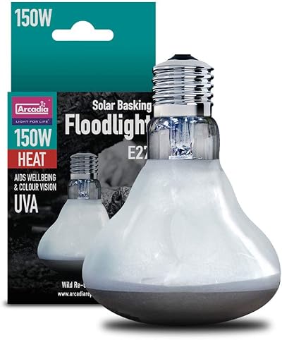 Arcadia Solar Basking Floodlight 150W E27 UVA for Reptiles
