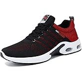 RSZGSWS Mesh Breathable Sneakers for Men Fashion Casual Sneakers Non Slip Walking Shoes Comfortable Lace-up Running Shoes