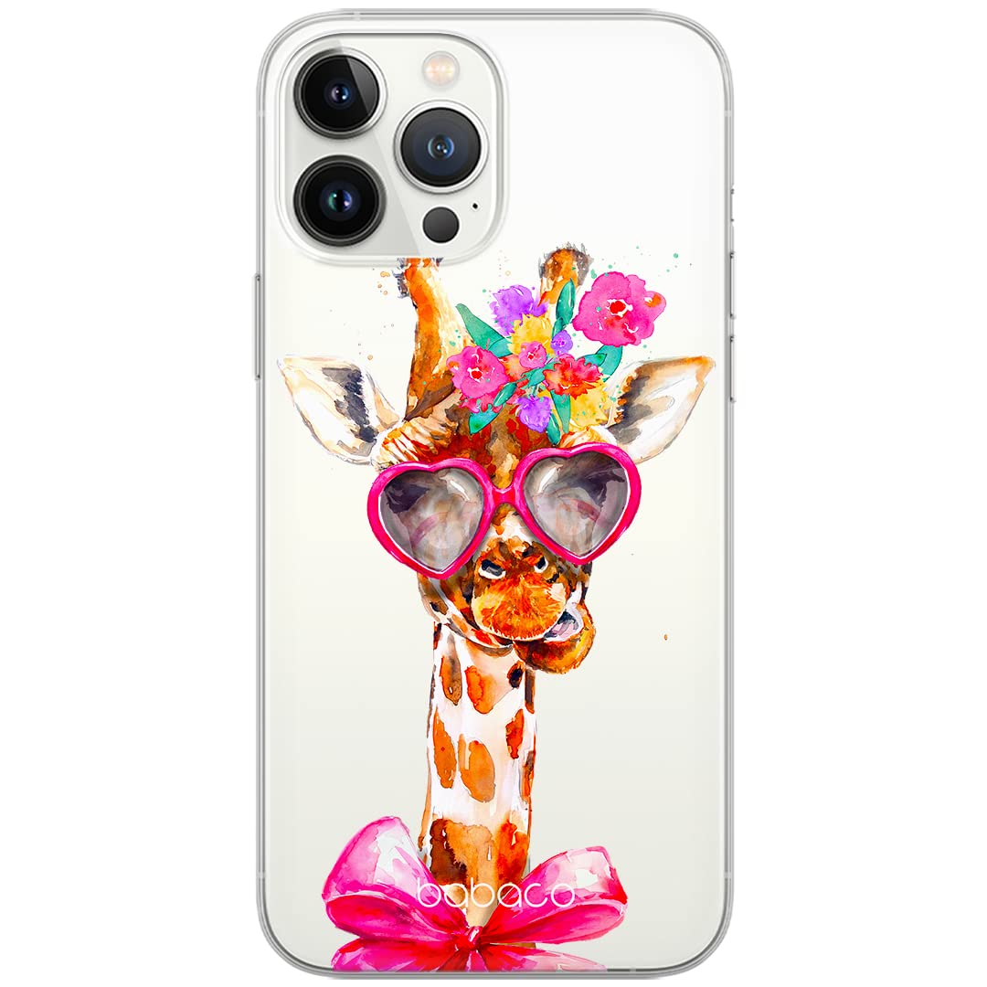 Babaco ERT GROUP mobile phone case for Xiaomi REDMI 10 original and officially Licensed pattern Giraffe 002 optimally adapted to the shape of the mobile phone, partially transparent