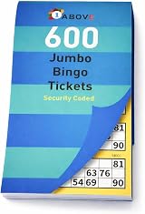 1ABOVE Bingo Tickets Stationery Multi Game Fun Books Pages Jumbo 1A-8002 view 1