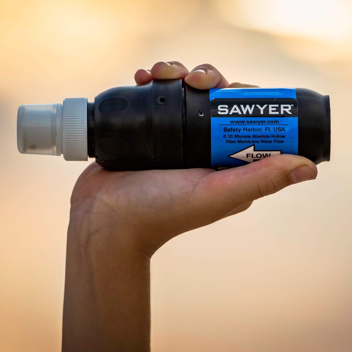 Sawyer Products SP129 Squeeze Water Filtration System w/ Two Pouches, Black/Blue : Camping Water Filters : Sports & Outdoors