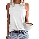 Baseball O-Neck Tank Women Print Baseball Tanks Cute Workout Graphic Casual Summer Sleeveless Vest Top