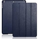 iPad Air case, INVELLOP Navy Blue Leatherette Case Cover for Apple iPad Air cases (2013 release)
