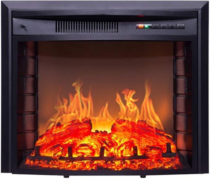 DFJU Elektrische Kaminheizung Elektrisches Feuer mit an der Wand