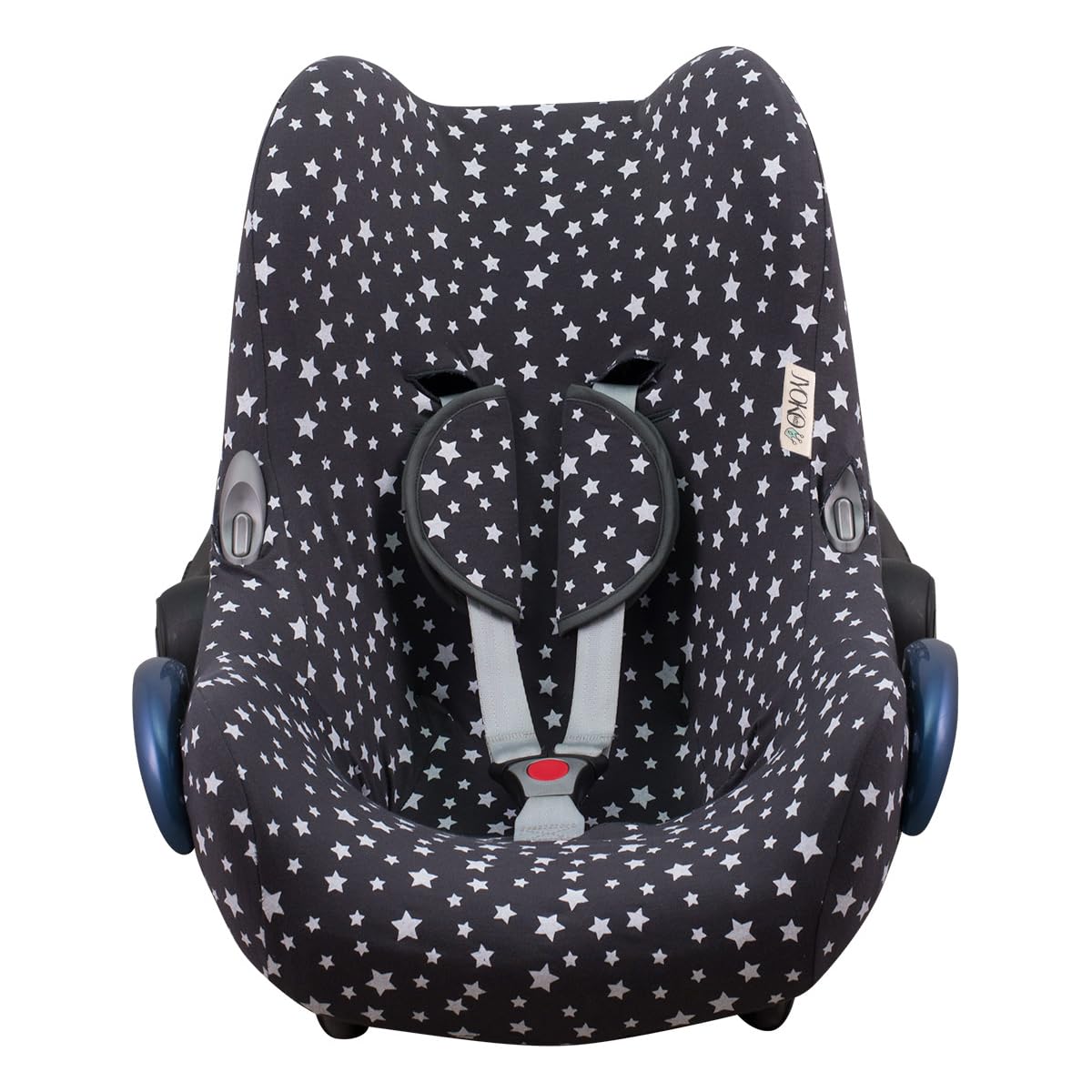 JYOKO Kids Baby car seat Cover Liner Made Cotton Compatible with Maxi COSI Cabriofix and gr 0 (Winter Sky)