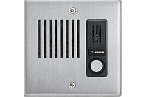 Aiphone Corporation IE-JA Door Station for AX, IE, IPW-1A, KB, or TD-H Series, Stainless Steel Faceplate, 4-9/16" x 4-1/2" x 3-5/16"