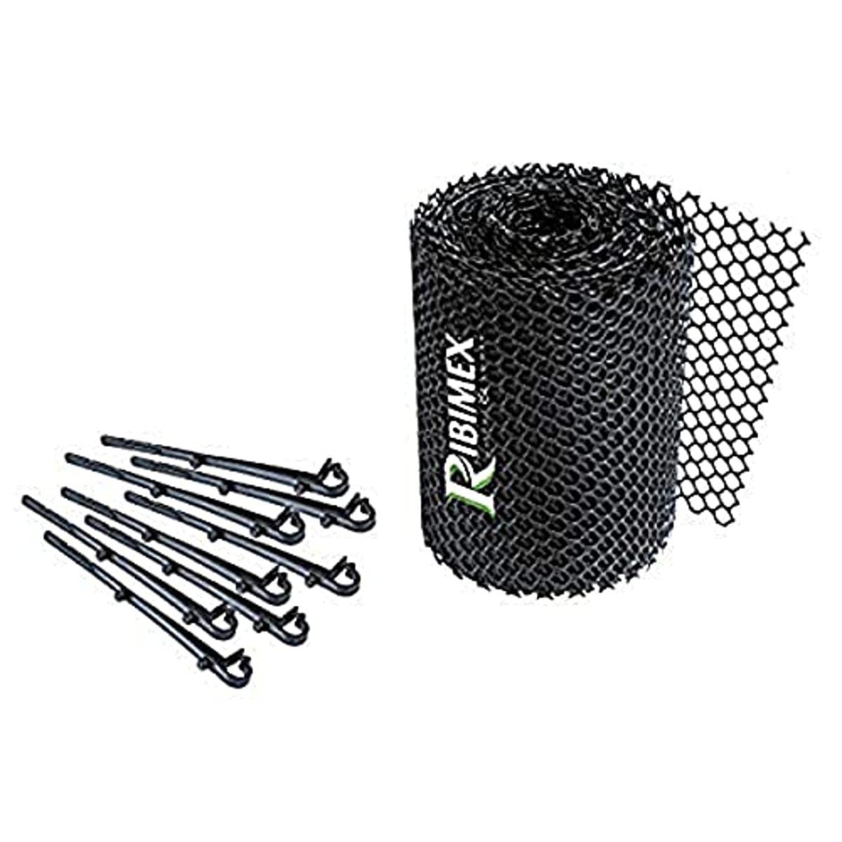 Ribiland PRGG Drain Net with Fixing Hooks Black