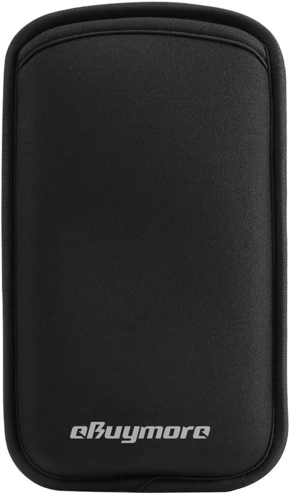 eBuymore Neoprene Shock Absorbing Proof Pouch Sleeve Case for LG V40 ThinQ/LG Stylo 4 Plus/iPhone Xs Max/iPhone XR/Google Pixel 3 XL/Razer Phone 2 / Samsung Galaxy Note 9 / J7 (2018)