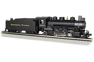 Bachmann Trains - Prairie 2-6-2 Locomotive w/Smoke & Tender - Northern Pacific #2463 - HO Scale