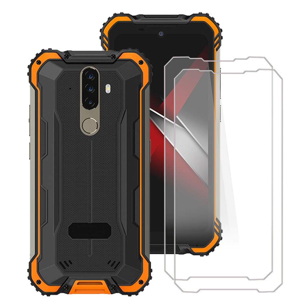 ZXLZKQ [2 Piece Tempered Glass Screen Protector for Doogee S58 Pro (5.71 Inches), Ultra Clear Tempered Glass Screen Protector for Mobile Phone, Heavy Duty 9H Hardness Screen Protector