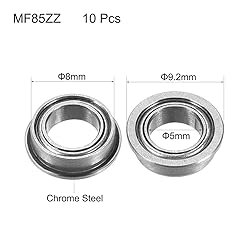 uxcell MF85ZZ Flanged Ball Bearing 5mmx8mmx2.5mm