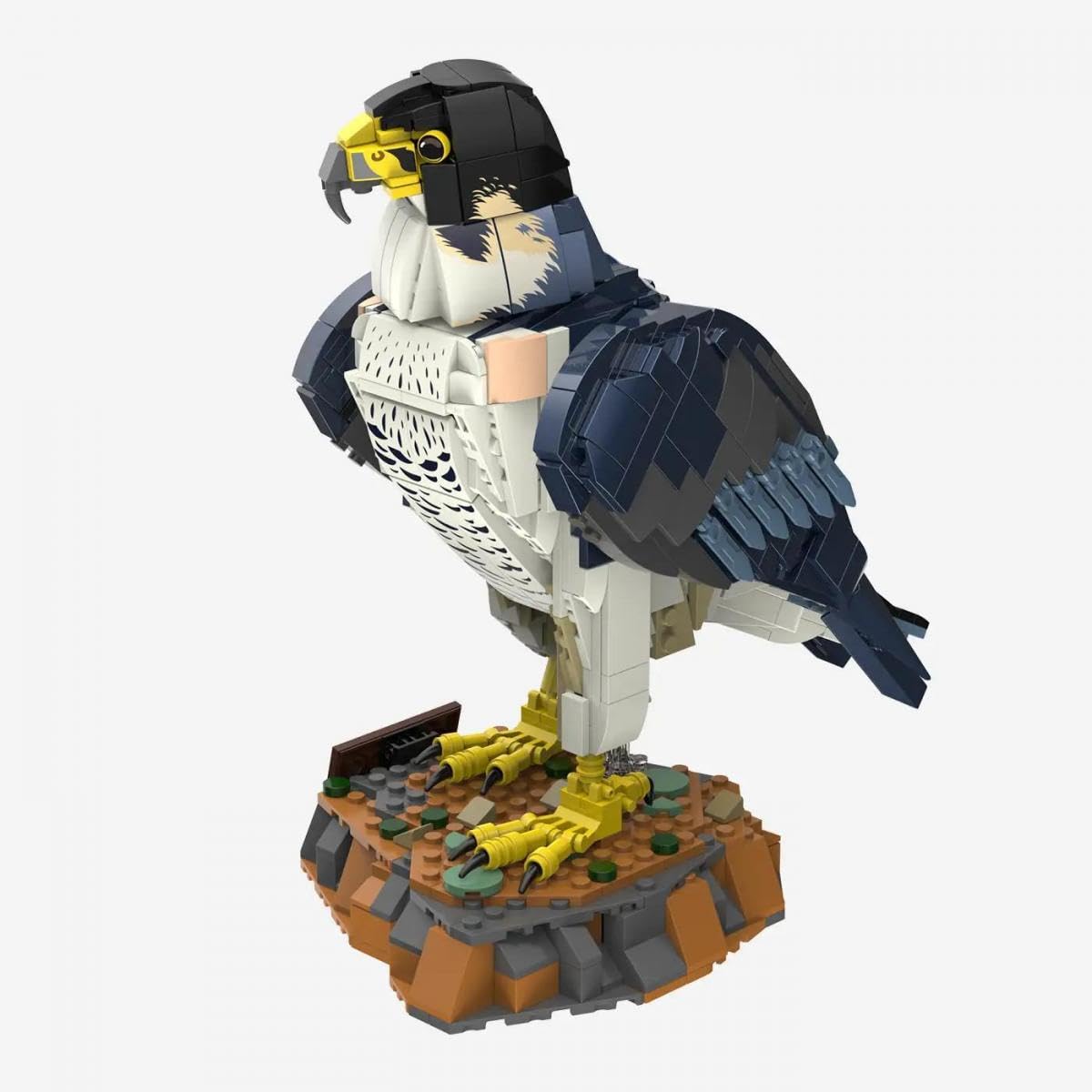 BlueBrixx Pro 108694 – Wanderfalke aus Klemmbausteinen mit 1067 Bauelementen 4
