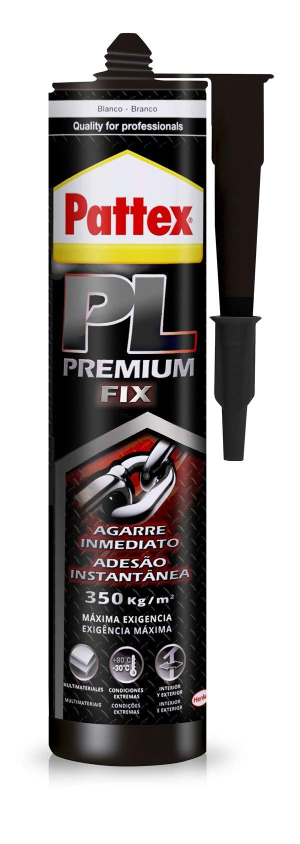 Pattex 1916008 PL Premium waterproof mounting adhesive, white, 1 cartridge x 460 g