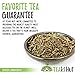 TEAki Hut Organic Ginger Lemongrass Decaf Tea (2 oz Size) | Decaffeinated Loose Leaf Tea