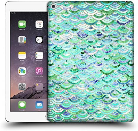 Official Micklyn Le Feuvre Mosaic In Mint Quartz And Jade Marble Patterns Hard Back Case for Apple iPad Air 2
