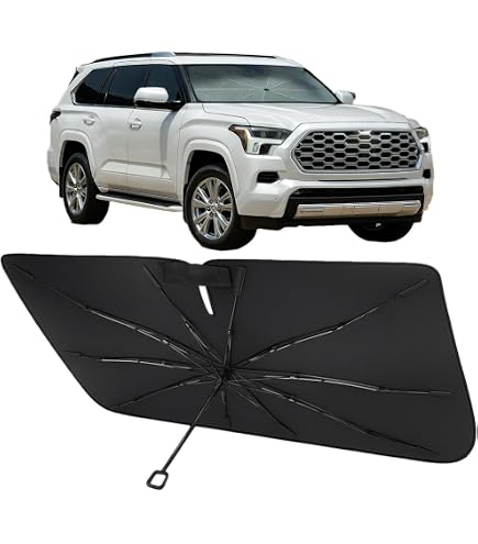 Amazon.com: Pigenius Windshield Sunshade for Toyota Sequoia 2023