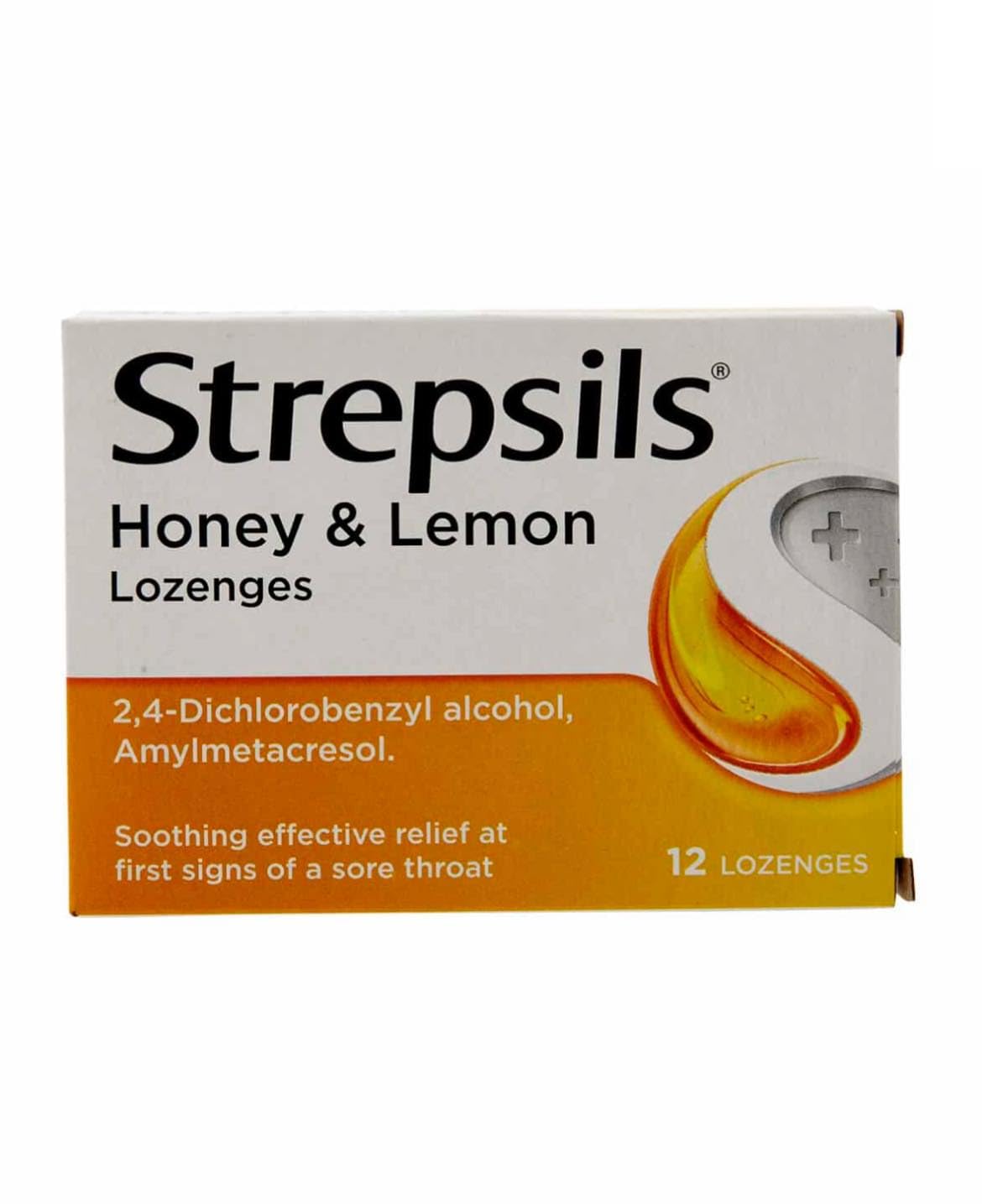 Strepsils Honey and Lemon - Pack of 8 Lozenges