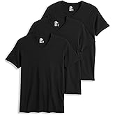 Jockey Men's Undershirt Cotton Stretch V-Neck T-Shirt - 3 Pack