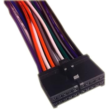 Amazon.com: PYLE 20 PIN RADIO PLUG STEREO WIRE HARNESS for ... pyle car stereo wiring harness 