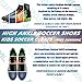 WETIKE Kids Soccer Cleats Boys Youth Cleats Football Boots High-top Cleats for Soccer