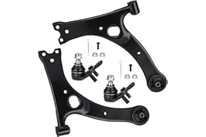 YOUXMOTO Front Lower Driver Passenager Side Control Arms Fit for Toyota Corolla 2003-2008, Celica 2000-2005 - 4 pcs Suspension Kit with Ball Joints