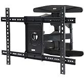 SYLVOX Full Motion Outdoor TV Wall Mount, Fits for TV Size from 40 Inch to 75 Inch, Flexible 6 Articulating Dual Arms, Wall Mount Bracket, Maximum VESA 600 x 400 mm
