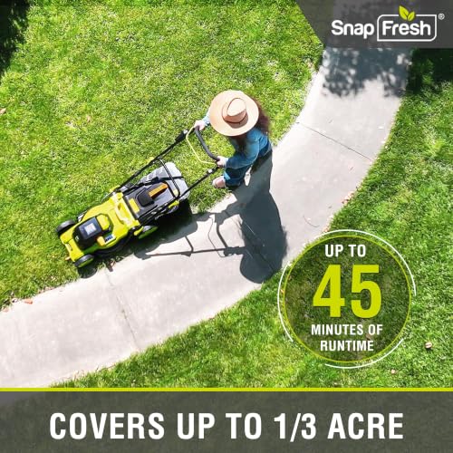 SnapFresh 40V 17” Brushless Lawn Mower – 2 x 5.0Ah Batteries Electric photo 11