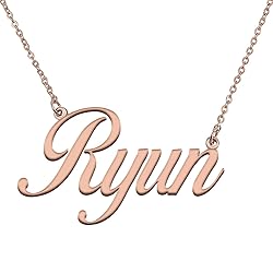 GR35Z9 Customized Unique Nameplate Jewelry My Name